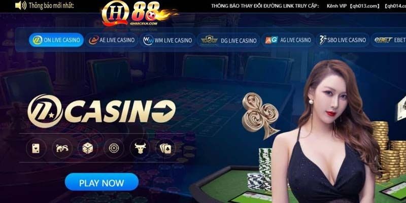 Lý do điểm đến casino QH88 được yêu thích hiện nay